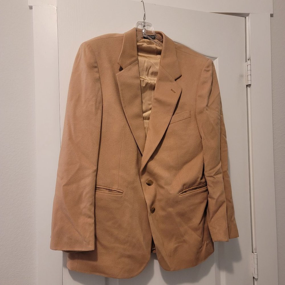 Ron Chereskin Cashmere Blend Tan Jacket Sports Coat